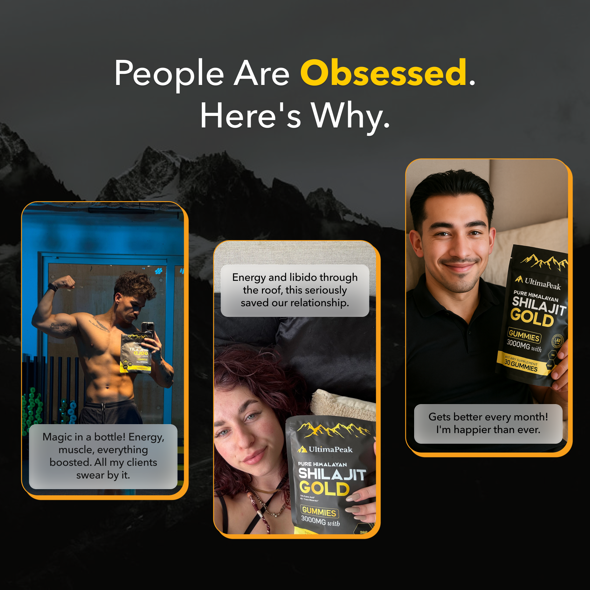 ULTIMAPEAK™ Pure Shilajit Gummies – Now 6-in-1 Support (SALE)