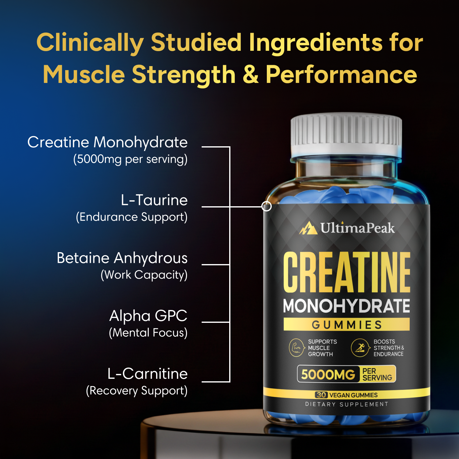 ULTIMAPEAK™ Kreatin-Gummibärchen