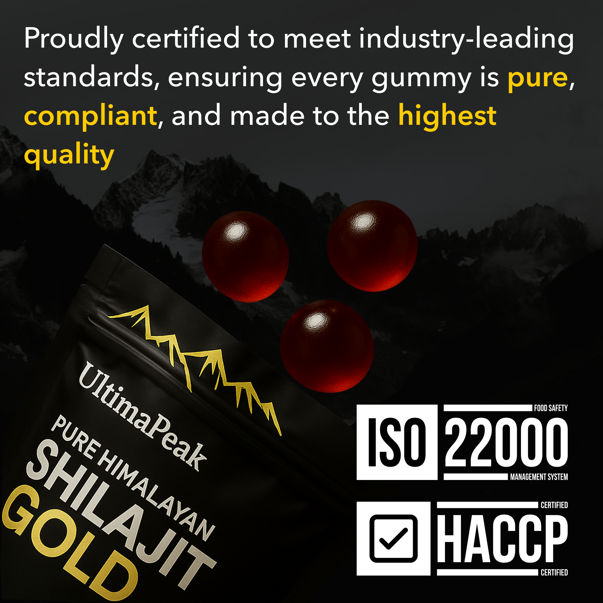 Gomitas de Shilajit puro ULTIMAPEAK™