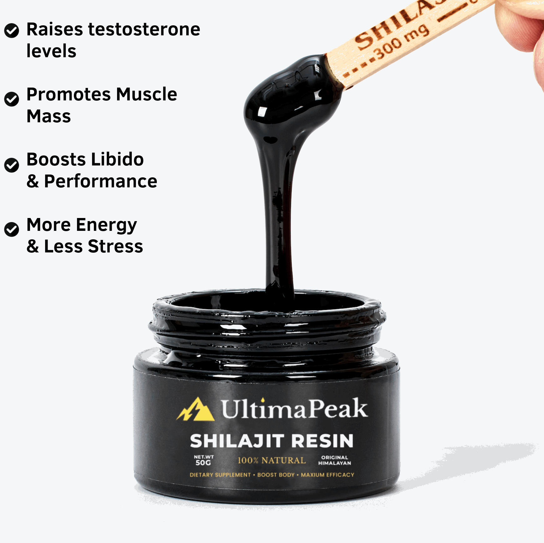 ULTIMAPEAK™ Pure Shilajit Resin (30G)