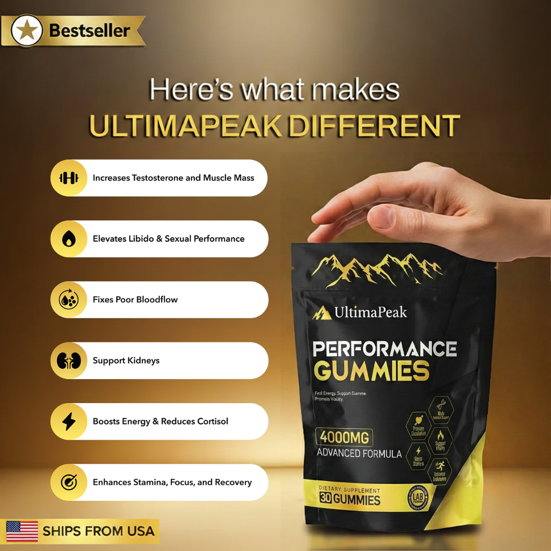 ULTIMAPEAK™ Pure Shilajit Gummies – Now 6-in-1 Support