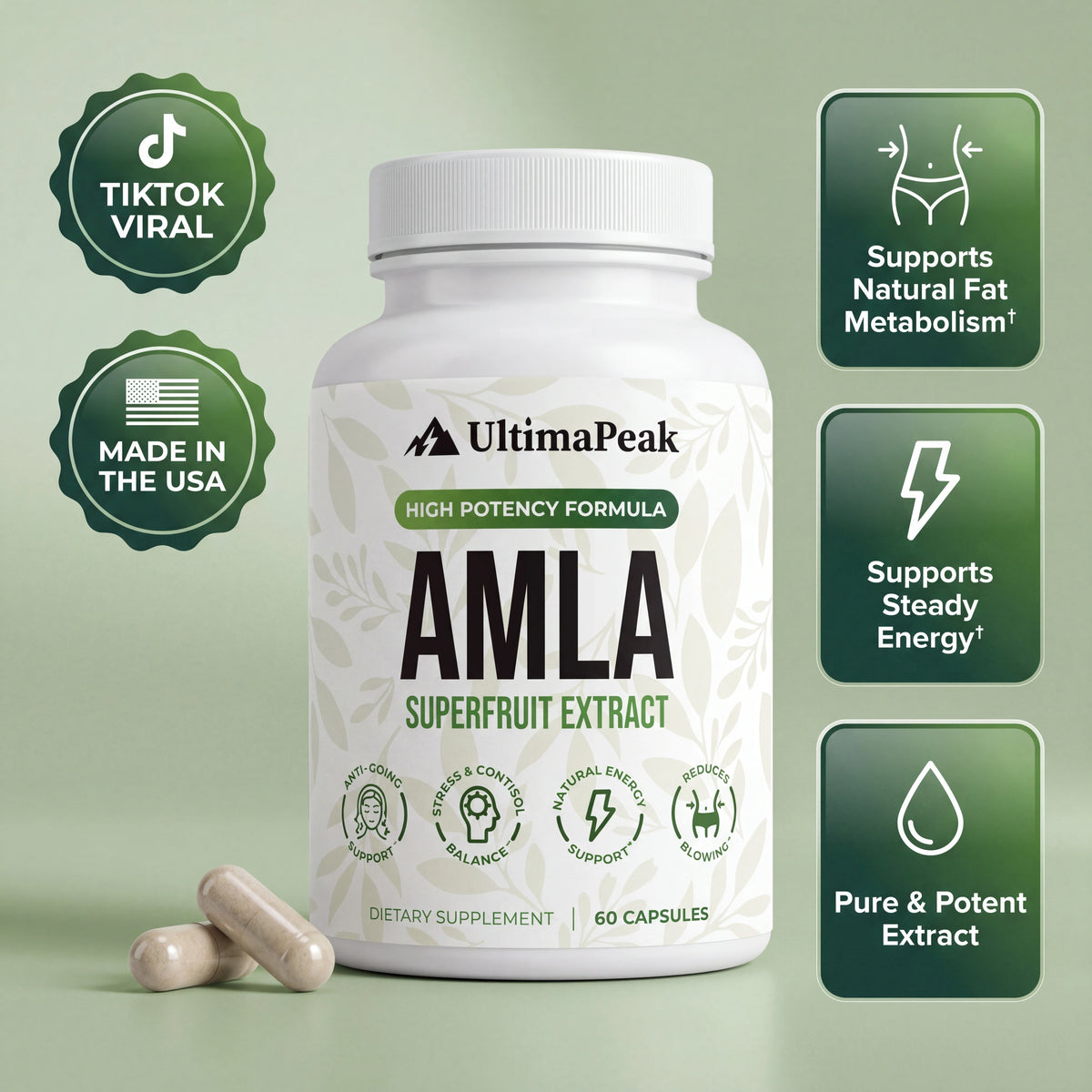 UltimaPeak Amla Superfruit Capsules