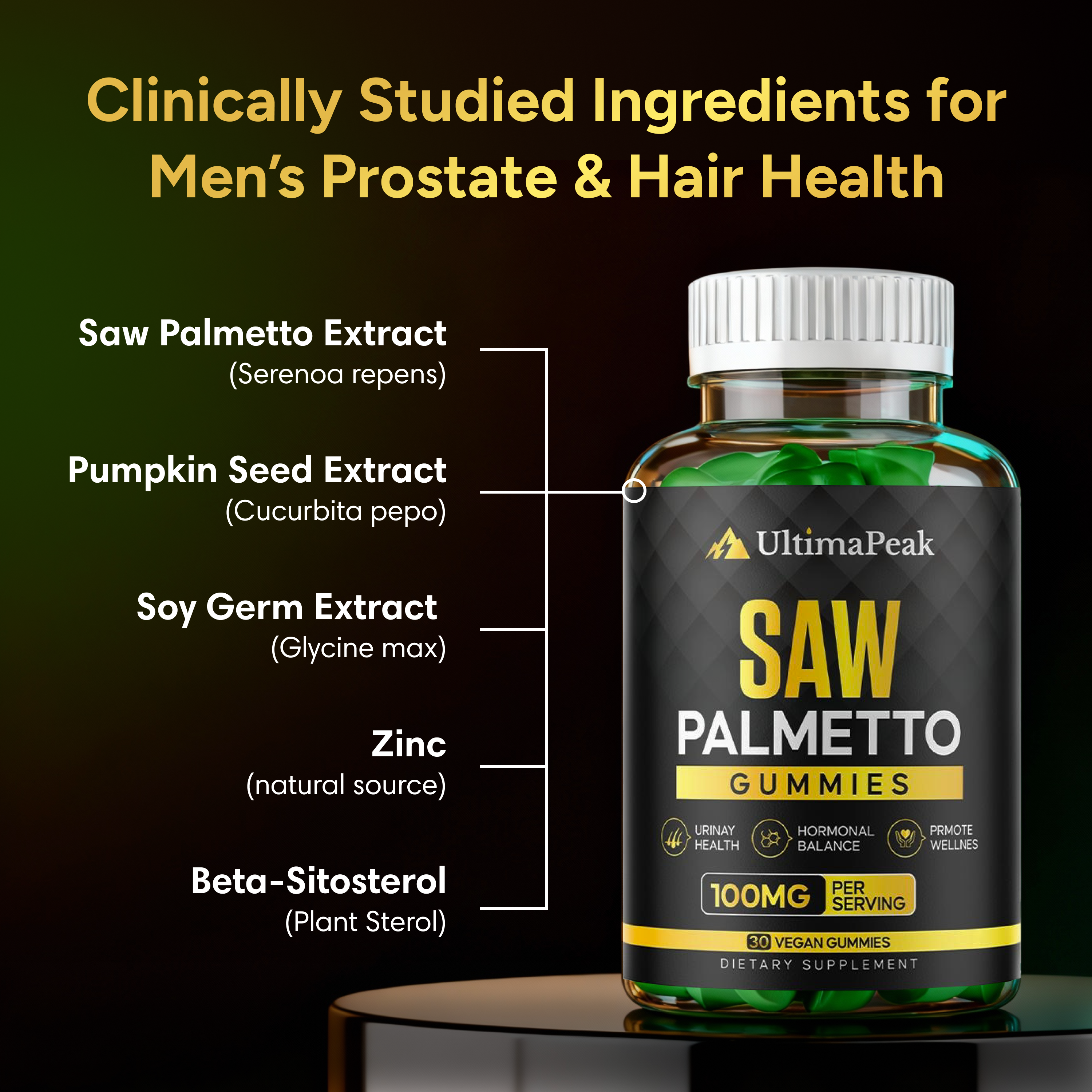 ULTIMAPEAK™ Saw Palmetto Gummies