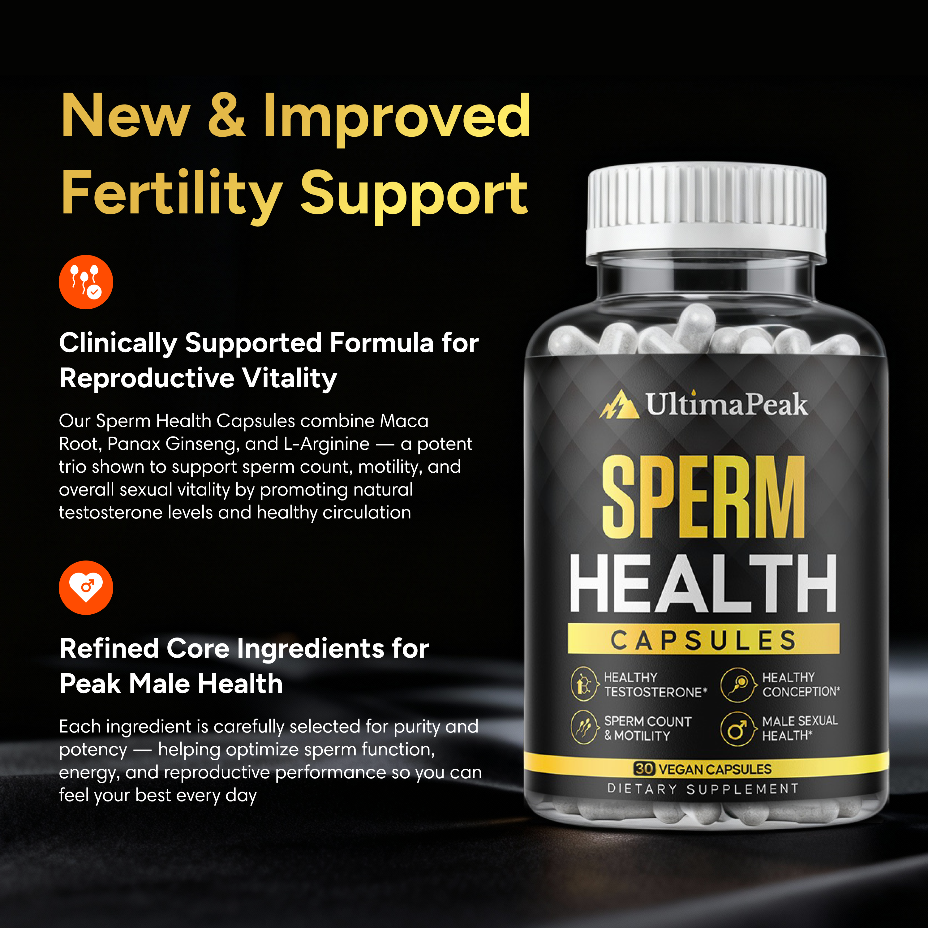 ULTIMAPEAK™ Sperm Health Support Capsules