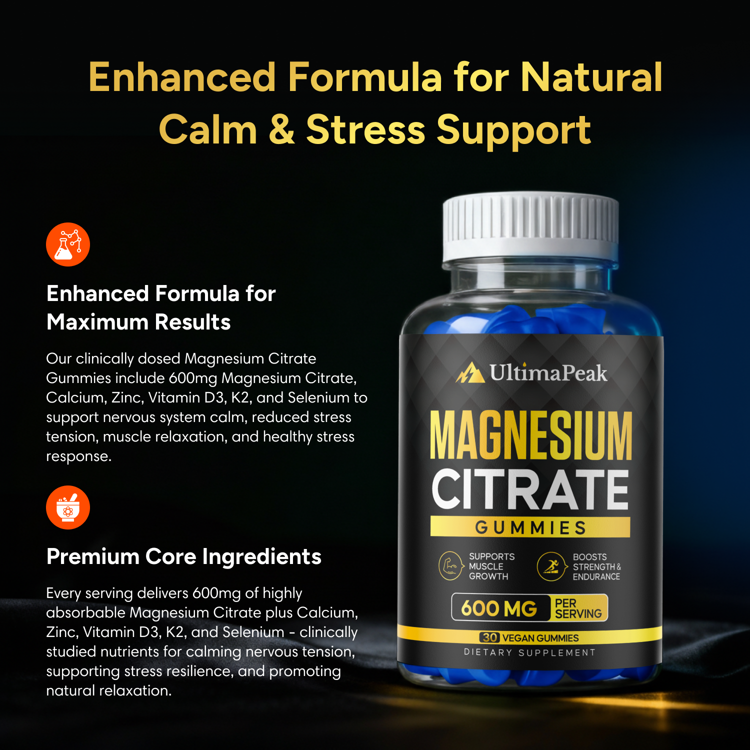 ULTIMAPEAK™ Magnesium Citrate Gummies