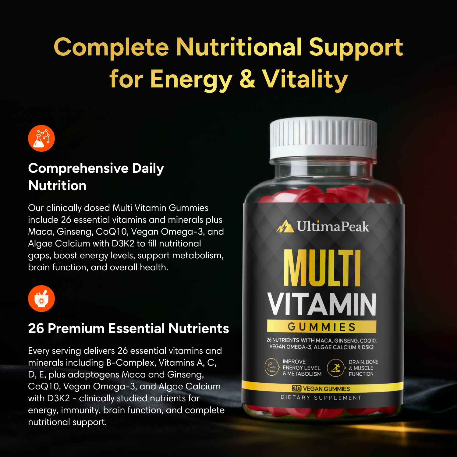 ULTIMAPEAK™ Multi Vitamin Gummies