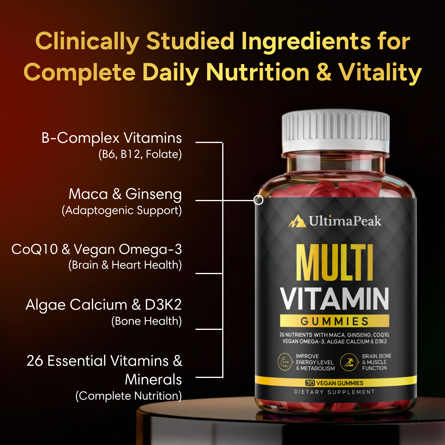 ULTIMAPEAK™ Multi Vitamin Gummies