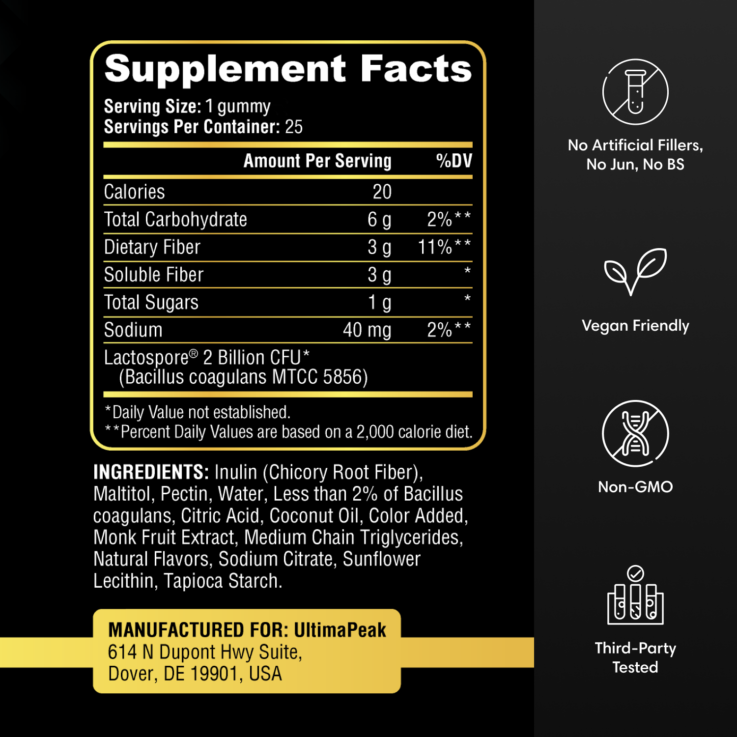 ULTIMAPEAK™ Pre+ Probiotic Gummies