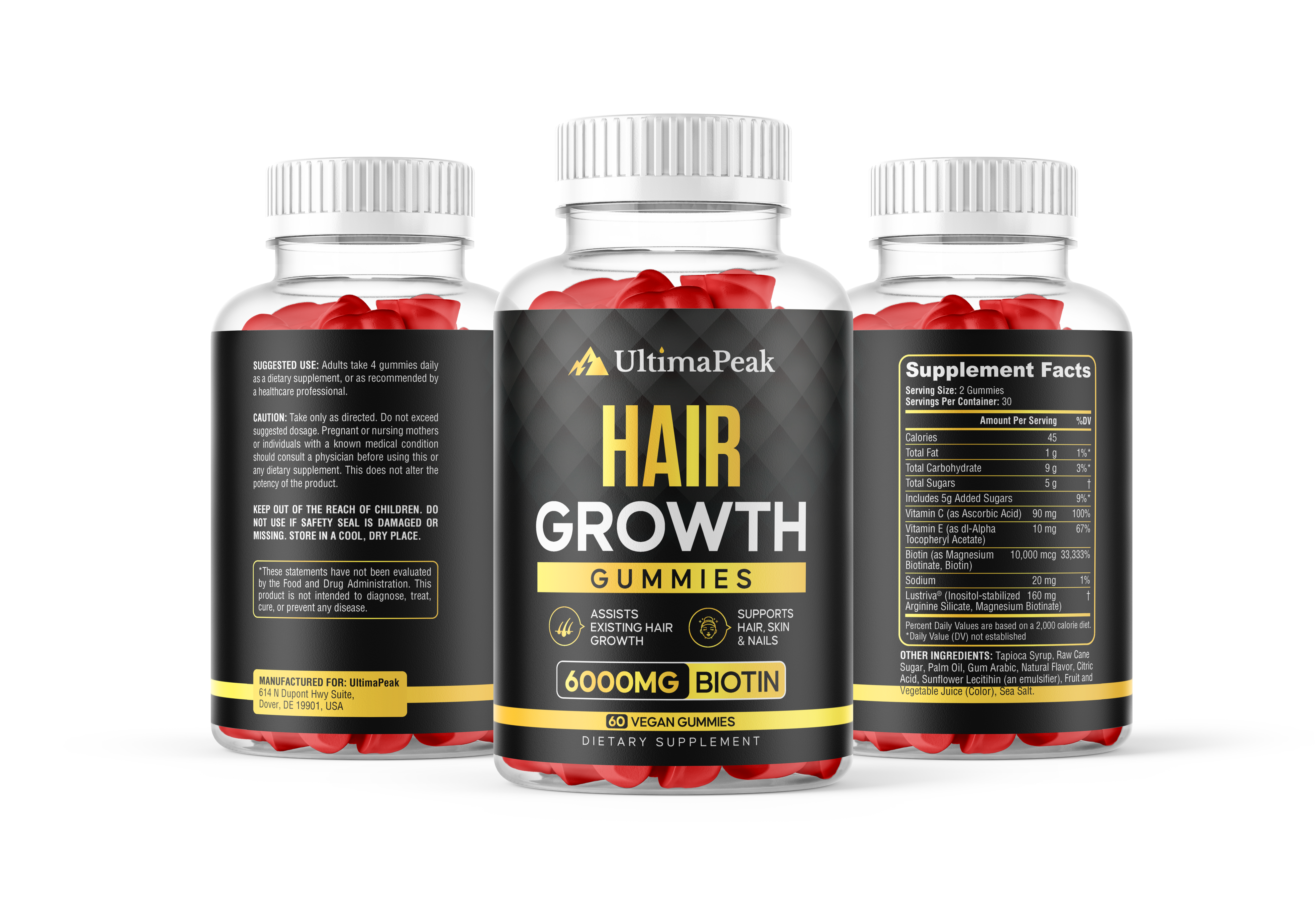 ULTIMAPEAK™ Hair Growth Gummies