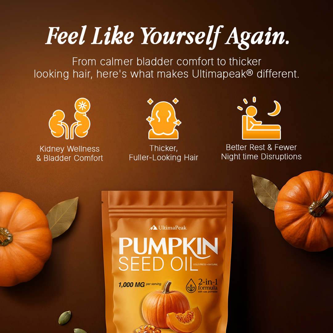 UltimaPeak Pumpkin Seed Oil Softgels