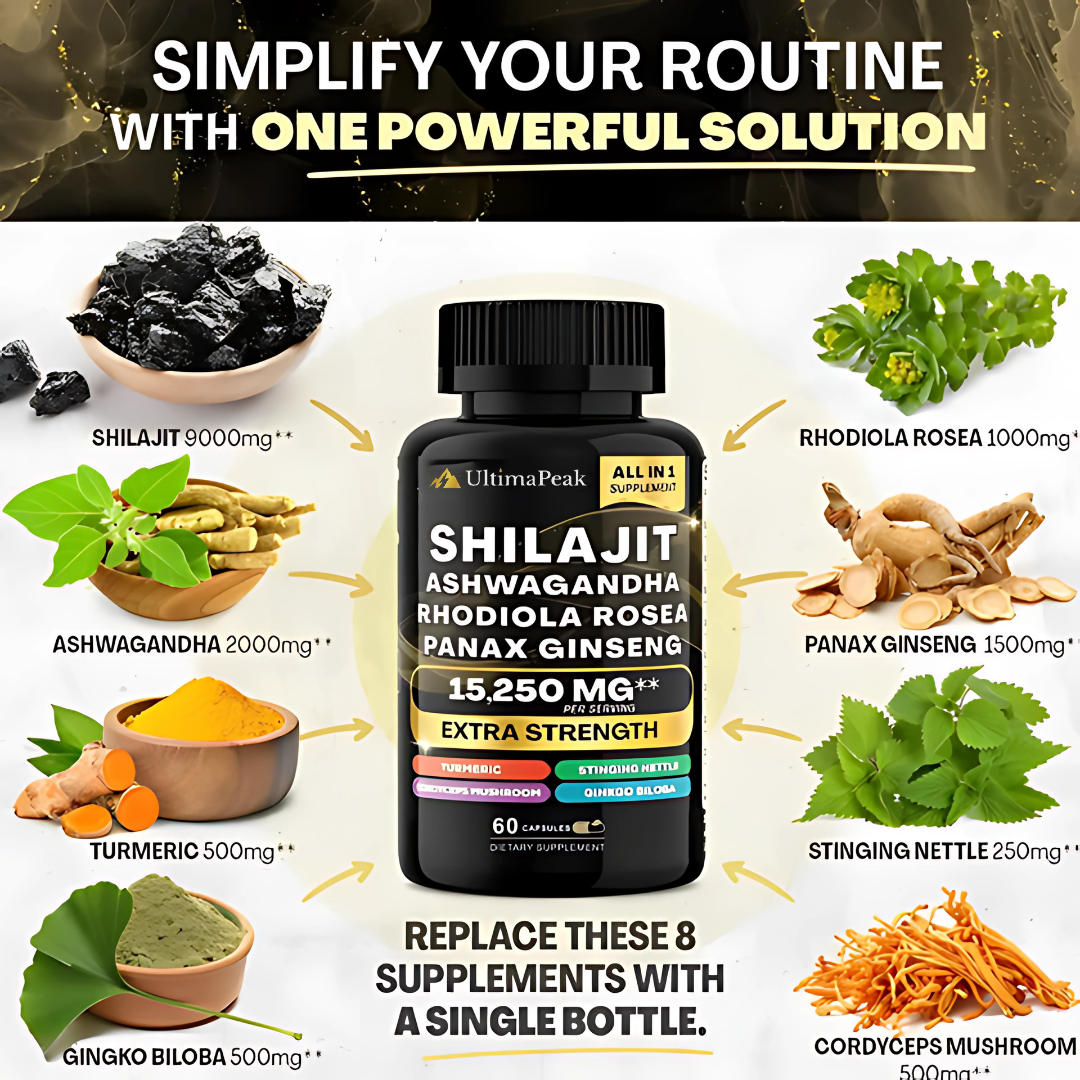 ULTIMAPEAK™ Sea Moss & Shilajit Ultimate Supplement Bundle