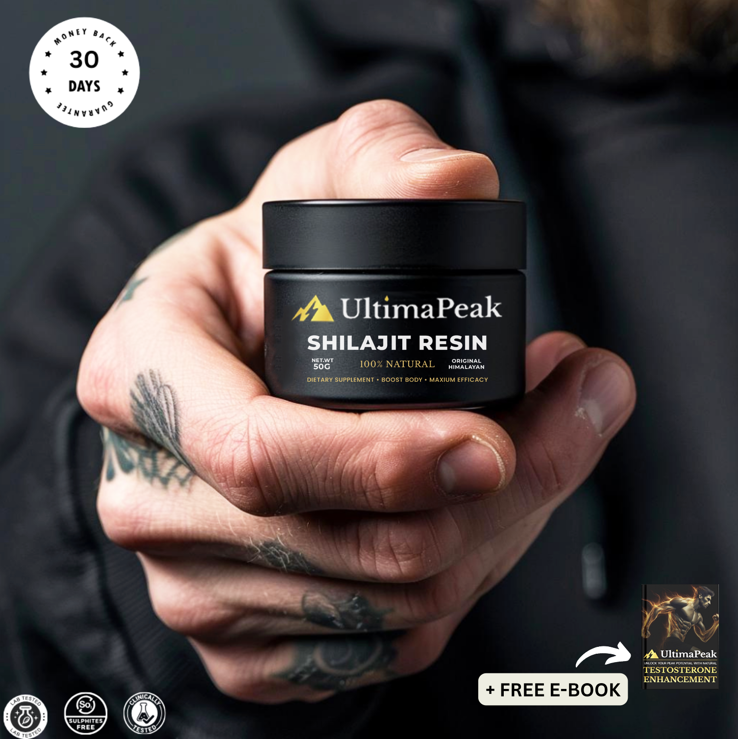 ULTIMAPEAK™ Pure Shilajit Resin (30G)