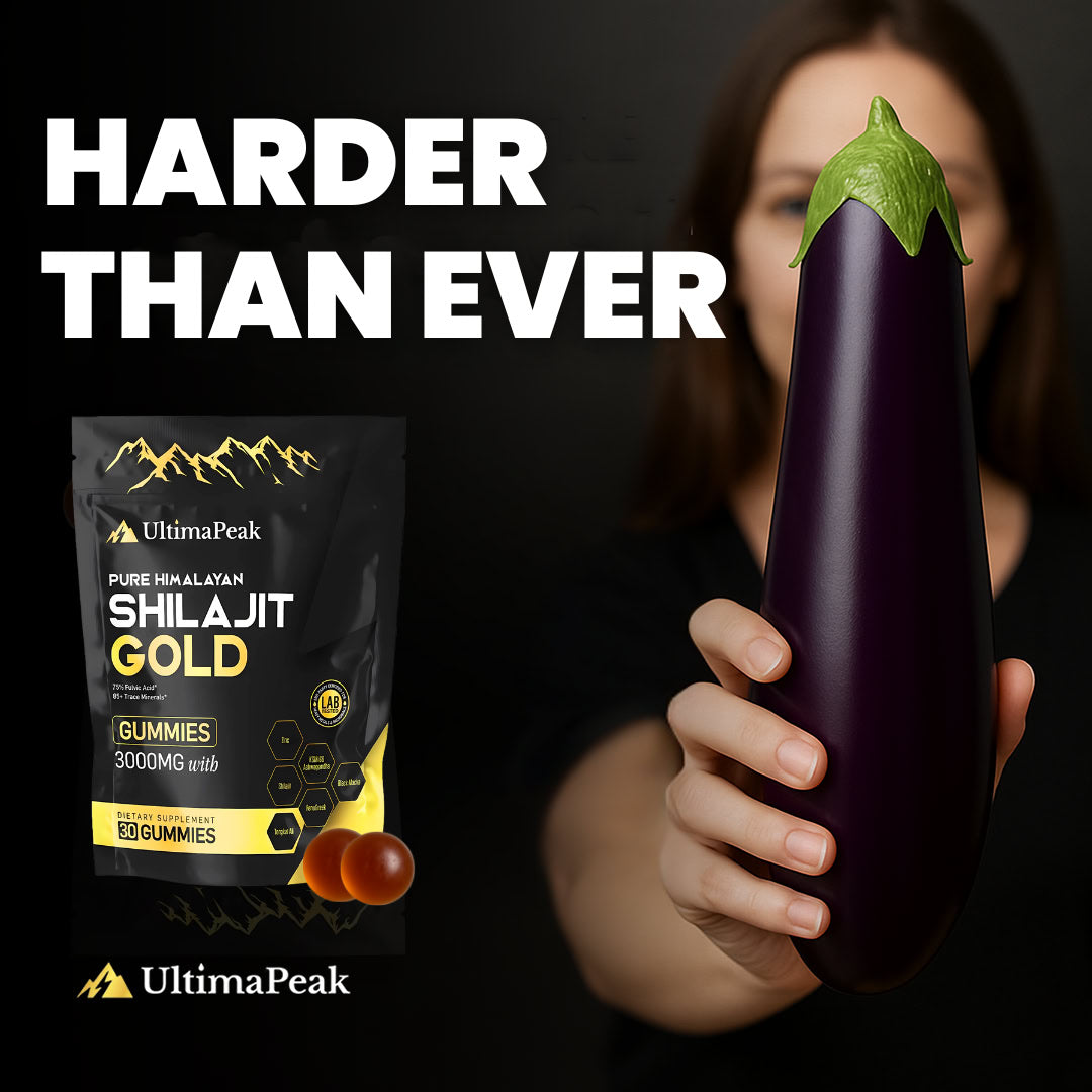ULTIMAPEAK™ Pure Shilajit Gummies – Get Hard, Stay Hard