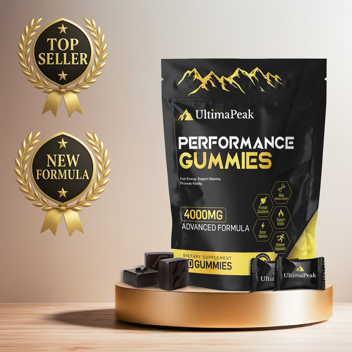 Shilajit Gummies for 6-in-1 Male Performance