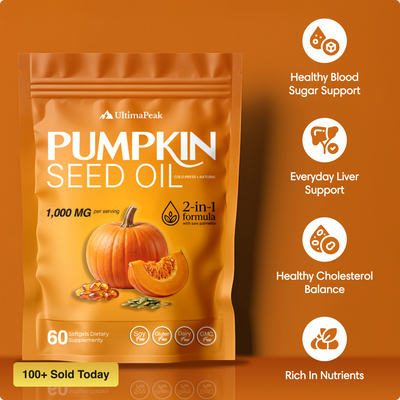 UltimaPeak Pumpkin Seed Oil Softgels